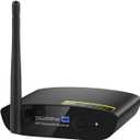 1Mii DS200Pro Bluetooth 5.3 Receiver for Home Stereo, HiFi Wireless Audio Adapter with LDAC, Built-in DAC, Long Range, Optical & RCA Outputs (Black)