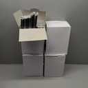 Comfy Package [500 Count] 7.75"High Black Straws, Disposable Plastic Drinking Straws - Black