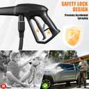 Electric Pressure Washer 4500PSI 2.8 GPM with Anti-Tipping Technology