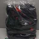 Car Seat Cover Full Set, Breathable Vehicle Front Seat and Rear Bench Split Protector, Washable Dustproof Automotive Seat Pad Accessories, Universal for SUV, Truck, Sedan (Red)