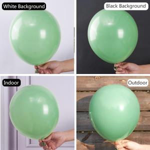 110 Pcs 01ive Green Balloon..birthdays Party Decorations