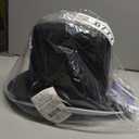 Funny Party Hats Felt Top Hats - 2 Pack - 1 Black & 1 White Top Hat Costume Hats