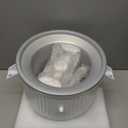 Ice Cream Maker Attachment for KitchenAid Stand Mixer, Ice Cream Bowl Compatible with 4.5Qt and Larger Stand Mixers, Ice Cream & Sorbet Gelato Maker Attachment, 2 Quart, White (ICM-KA-White)