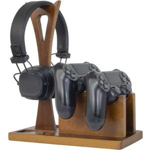 Game Controller Holder Gifts for Gamers to Organize Gaming Accessories & Headphone Holder, Unique Gamer Gifts Headset Stand Controllers Holders, Stylish Controller Stand Gaming Equipment