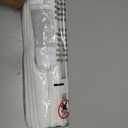 UNISHADES no Drill Cordless Roman Shades for Windows, 23" W 64" H - 100% Blackout - Linen - Mist White