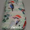 20 Pcs Christmas Gifts Christmas Reusable Grocery Bags Bulk Storage Pouch Shopping Bags Foldable Machine Washable Tote Zipper Pouch for Home