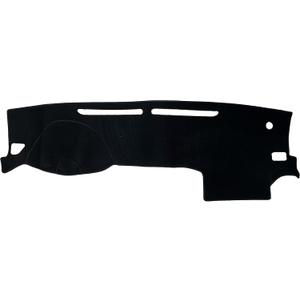 Custom Fit Dashboard Black Center Console Cover Dash Mat Protector Sunshield Cover Compatible with Toyota Tacoma 2016 2017 2018 2019 2020 2021