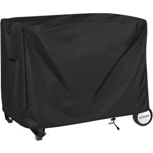 Outdoor Table Cover, Fits 40 inch Outdoor Royal Gourmet Double-Shelf Movable Dining Cart Prep Table,420D Tear-Resistant, UV Resistant, Waterproof Outdoor Dining Cart Cover, Black