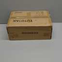 TUTOTAK Narrow Bookshelf, 8-Tier Bookcase, Spine Book Shelf for Small Space, Corner Standing Shelf for Living Room, Office, Study, Entryway, Rustic Brown BS06BB008