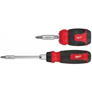 Milwaukee Electric - 2PC 14-in-1 RATCHETING Multi-BIT Screwdriver and 8