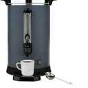 80-Cup Commercial Coffee Urn, 12L / 3.2Gal Double Wall Insulation Coffee Dispenser, Stainless Steel Hot Water Urn, Large Hot Beverage Dispenser with Automatic Temperature Control for Buffet Catering