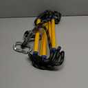 Boat Rope Ladder, Heavy Duty Climbing Rope 450Lbs Strength, 14mm Reinforced Polyester Line, Rigid Resin Step Design, Outdoor Ladder for Inflatable Boat, Kayak, Motorboat, Canoeing (5 Step, Yellow)