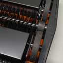 Manual Carpet Sweeper for Pet Hair - Rotating Brush Floor Sweeper, Lightweight Push Broom for Classroom Rugs, Non-Electric Lint & Crumb Cleaner, Easy-Dump Dustbin, No Batteries Needed