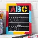 Plaid Enterprises Double-Sided Chalkboard Set, 8 ' x 10 ' With Decorative Wood Surface Frame, Perfect For Arts & Crafts, 6 Pack