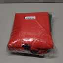 Jumbo Upright Christmas Tree Storage Bag, Upright Christmas Tree Storage Cover With Zipper & Adjustable Straps,Tear Resistant Upright Storage Christmas Tree Cover for 7.5 Foot Assembled Christmas Tree (Red)