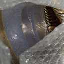 Rubtlamp 350 Pcs Clear Gold Plastic Plates, Hammered Disposable Dinnerware, Clear-Gold Plates Set Include 100 Plastic Platos, 150 Gold Disposable Silverware, 50 Cups And 50 Napkins for Party