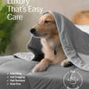REST Evercool Cooling Comforter, Full/Queen, Blanket for Hot Sleepers, All Season Bedding to Keep Cool for Night Sweats, Breathable Lightweight Blanket, 90"x90" Inches, Cool Gray