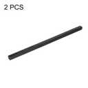 uxcell Steel Gear Rack, 2 Pcs 1.5Mod 500mm x 20mm x 20mm Total 3.3 ft Heavy Duty Straight Linear Spur Rack for Machines Automotive