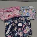 wegreeco Washable Reusable Premium Dog Diapers,Pack of 3,Dog Puppy & Doggy Diapers Female,Dog Period Panties Diapers Female in Heat (XX-Large (27.5"-33" Waist), Flower-2)