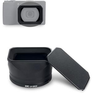 Metal Lens Hood for Ricoh GR IIIx GR IIIx HDF GR3x GR3x HDF Digital Camera, Bayonet Lens Shade with Hood Cap for Better Protection