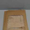 Tcoivs 7-Pack Pie Boxes 10" x 10" x 2.5", Bakery Boxes with Window, Auto-Popup Cookie Boxes for Muffins, Donuts and Pastries (Brown)