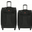 SWISSGEAR 270440 Zurich Softside Carry On Spinner Suitcase, Size 24" and 22"