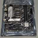 ASUS Prime B760M-A D4 Intel B760 (LGA 1700)(13th and 12th Gen) mATX Motherboard, PCIe 4.0, 2xM.2 Slots,2.5Gb LAN, DisplayPort,Dual HDMI,Rear USB 3.2 Gen 2, Front 1 Type-C, Aura Sync