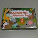 Toys for Toddlers, 11 Magnetic Wooden Animals Train Set, Montessori Toys for Toddlers, Preschool Learning Activities for Kids, Birthday Gifts for Boys, Girls