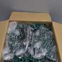 C9 Christmas Lights Outdoor with 100 Spring Clips 65FT 100 LED, C9 String Lights Waterproof Connectable Commercial Grade for Outside House Roof Patio Garden Yard Outdoor Christmas Decorations, White