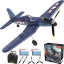 LEAMBE 4 Channel RC Plane - Ready to Fly Aerobatic Aircraft, Easy Control for Beginners, F4U Corsair RC Airplane Best Gift for Adults (Large)