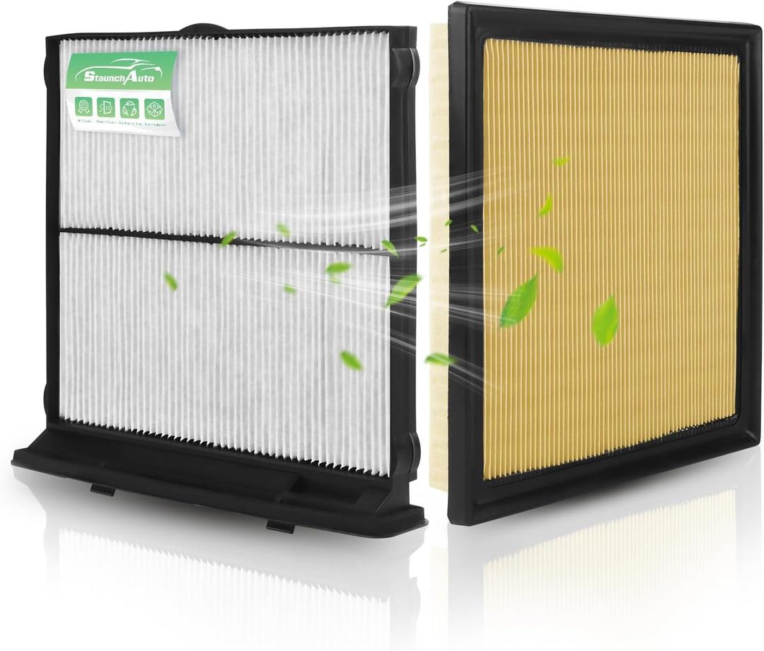 Engine & Cabin Air Filter Set for Subaru Forester 2.5L 2024 2023 2022 2021 2020 2019 Air filter for Car Replacement 72880-FL000 16546AA16A Automotive Accessories-2 Pack