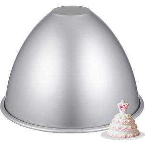 Amosfun Princess Doll Skirt Cake Pan Mold - 8 Inch Non-Stick Baking Molds for Princess Dress Cakes Suitable for Girls Birthdays Celebrations (20.3X15X5CM)