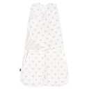 HALO 100% Cotton Sleepsack Swaddle, 3-Way Adjustable Wearable Blanket, TOG 1.5, Floral Vintage Stripe, Small, 3-6 Months