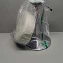 Ottoman Swivel Vanity Stool Chair for Makeup Room Stool for Vanity Chair Height Adjustable Faux Leather White