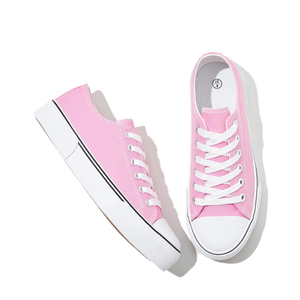 Adokoo Canvas Tennis Shoes for Women Low Top Casual White Black Sneakers for Women Lace Up Fashion Comfortable Walking Shoes 8