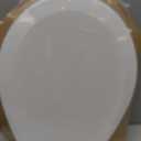 BEMIS 500EC 390 Toilet Seat with Easy Clean & Change Hinges, 1 Pack Round, Cotton White