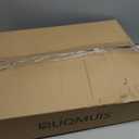 Chair Cushions for Dining Chairs, 2" Thick Seat Cushions for Kitchen Chairs, D-Shaped Chair Pads with Washable Cover, Ties and Non Slip Backing, 17'' x 16'', Set of 6, Beige