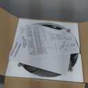 Edwarmlux 3Light Semi Flush Mount Ceiling Light Fixture, 13.7" Gold Drum Light with Black Fabric Shade, Modern Close to Ceiling Lamp for Living Room Bedroom Dining Room Kitchen Hallway Entry Foyer