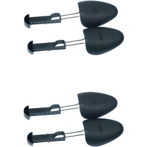 2 Pairs Plastic Shoe Trees for Women (Black)