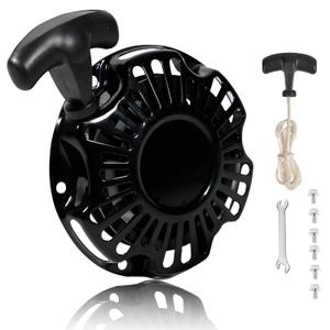 JMCHstore Pull Start Recoil Starter Assembly for Monster Moto 80cc 2.8 hp, Mega Moto 105cc Mini Bike, Coleman RB100 Reaktree RT100, Motovox MBX 10, MM-K80R Mega Max Go Kart, 152-3 3.5HP Engine Parts