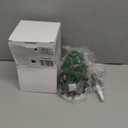 Emibele Christmas Tree Lotion Dispenser, Resin Hand Soap Shampoo Shower Gel Dispenser Bottle, Refillable Leak Proof Decorative Pump Bottle for Bathroom Kitchen Countertop 13.5oz/400ml, Green