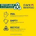 Caf Bustelo Espresso Style Dark Roast Coffee, 96 Keurig K-Cup Pods (EXP 10/15/26)