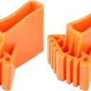 Cabilock Anti-Slip Ladder Feet Rubber Pads 2-Pack Folding Ladder Feet Covers for Stability and Floor Protection Non Skid Foot Pads for Home and Workplace Safety