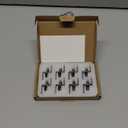 5mm Shelf Pegs L-Shaped Cabinet Support Pins Bracket Style Clips for Bookcase Kitchen Closet Shelves Holders,16 PCS Gun Metal