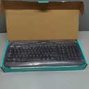 Logitech MK335 Quiet Wireless Keyboard and Mouse Combo - Black/Silver Keyboard and Mouse Combo Wireless, Ambidextrous