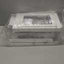 vacane 2 Pack Refrigerator Organizer Bins with Silicone Handle,Plastic Pantry Organization and Storage,BPA-Free Multi-Use Organizer Bins,Kitchen Containers for Fruit,Vegetable