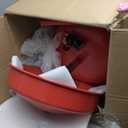 VEVOR Oil Drain Container, 20 Gallon Waste Oil Drain Tank, Portable Oil Lift Drain Pan Air Operated Drainer, Fluid Fuel Drainage Adjustable Funnel Height with Pressure Regulating Valve & Wheel