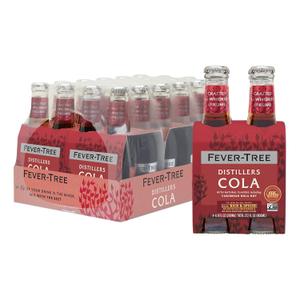 Fever-Tree Distillers Cola - Premium Quality Mixer - Refreshing Beverage for Cocktails & Mocktails. Naturally Sourced Ingredients, No Artificial Sweeteners or Colors - 6.8 Fl Oz Bottles - Pack of 5