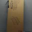 Luggage Rack for Guest Room, Folding Suitcase Stand with 6-Cube Fabric Storage Shelf, Luggage Holder, Steel Foldable Luggage Stand for Guest Room, Bedroom, Hotel, Black