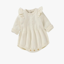 Infant Newborn Sweater Romper Knitted Bodysuit Baby Girl Crewneck Long Sleeve Jumpsuit Casual Sweater Knitwear Tops, Size 3-4T